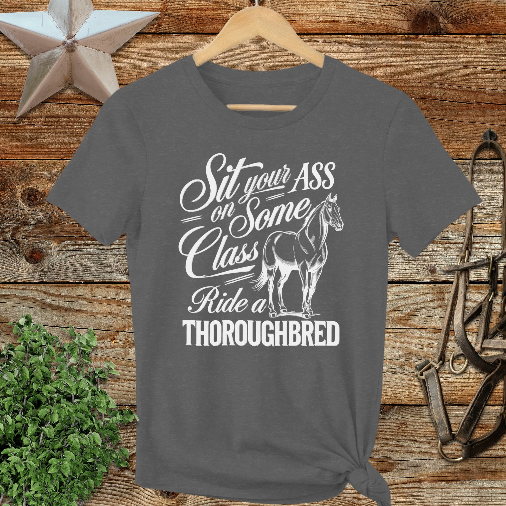 Ride a Thoroughbred Ladies Tee