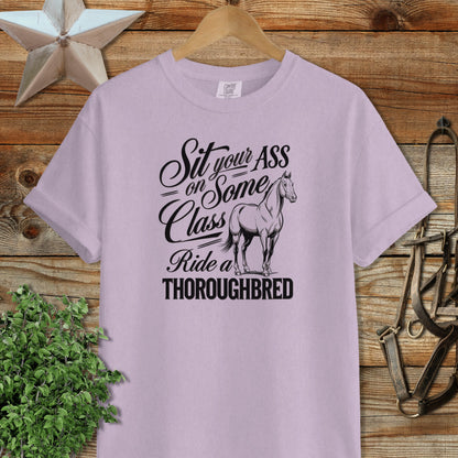 Ride a Thoroughbred Signature Tee