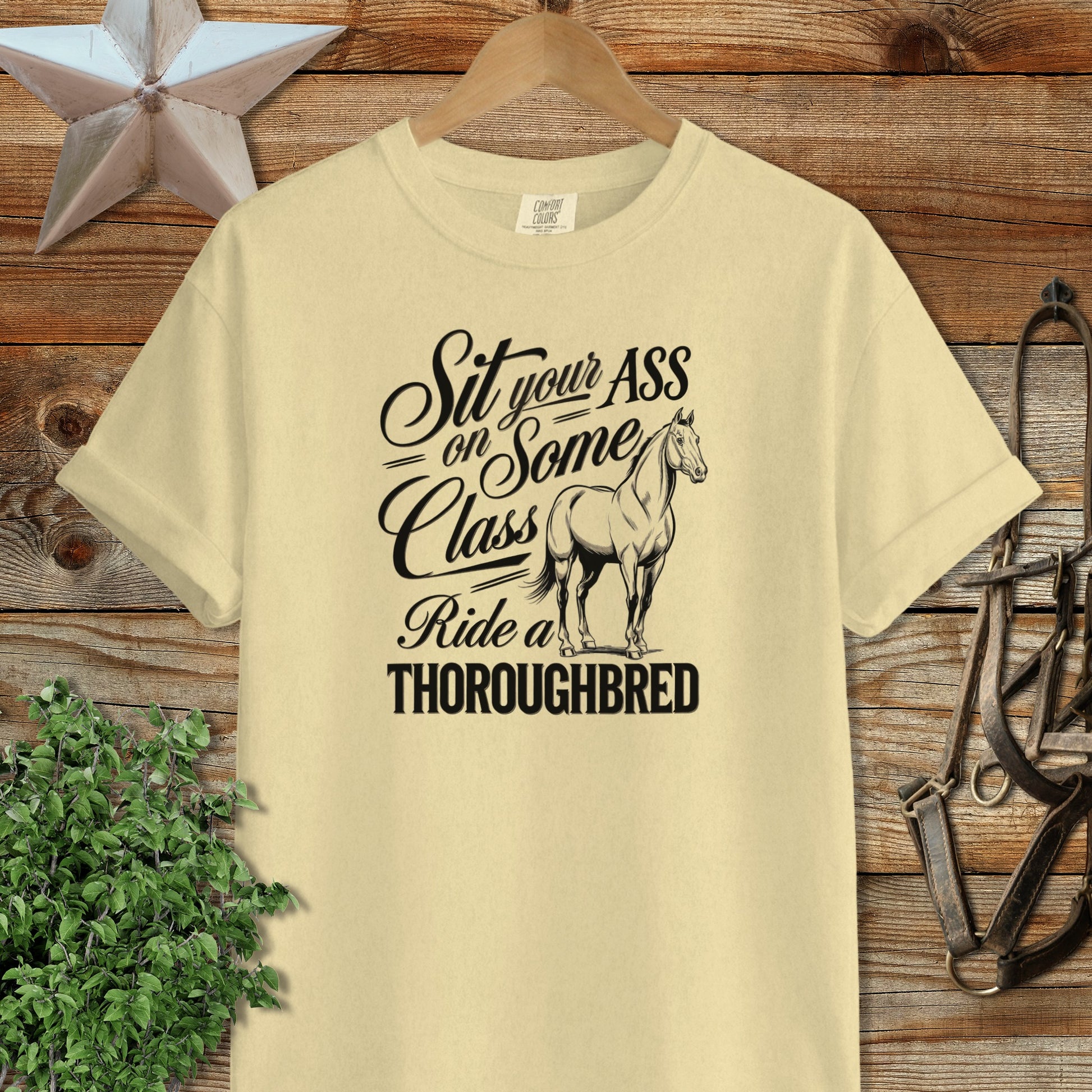 Ride a Thoroughbred Signature Tee