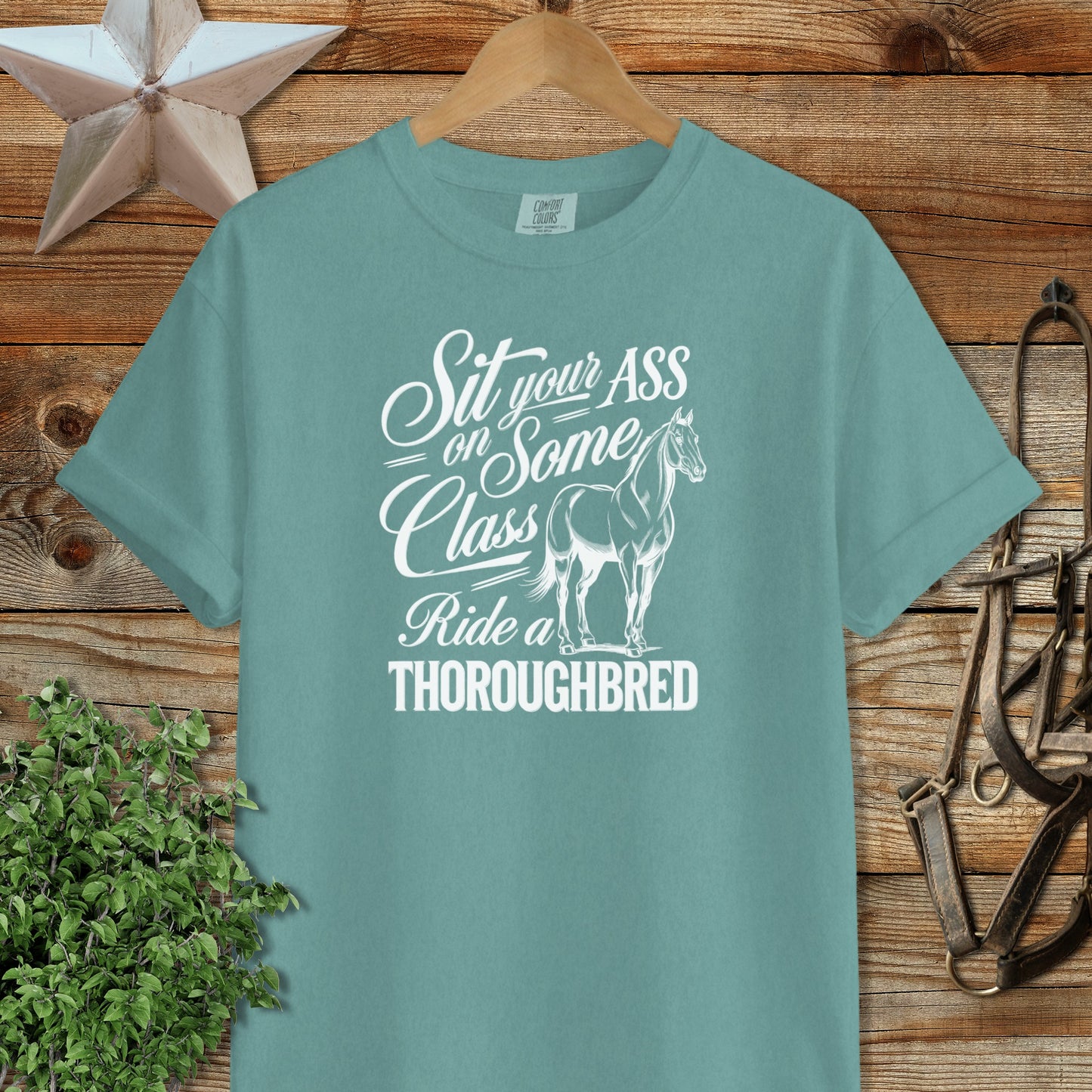 Ride a Thoroughbred Signature Tee