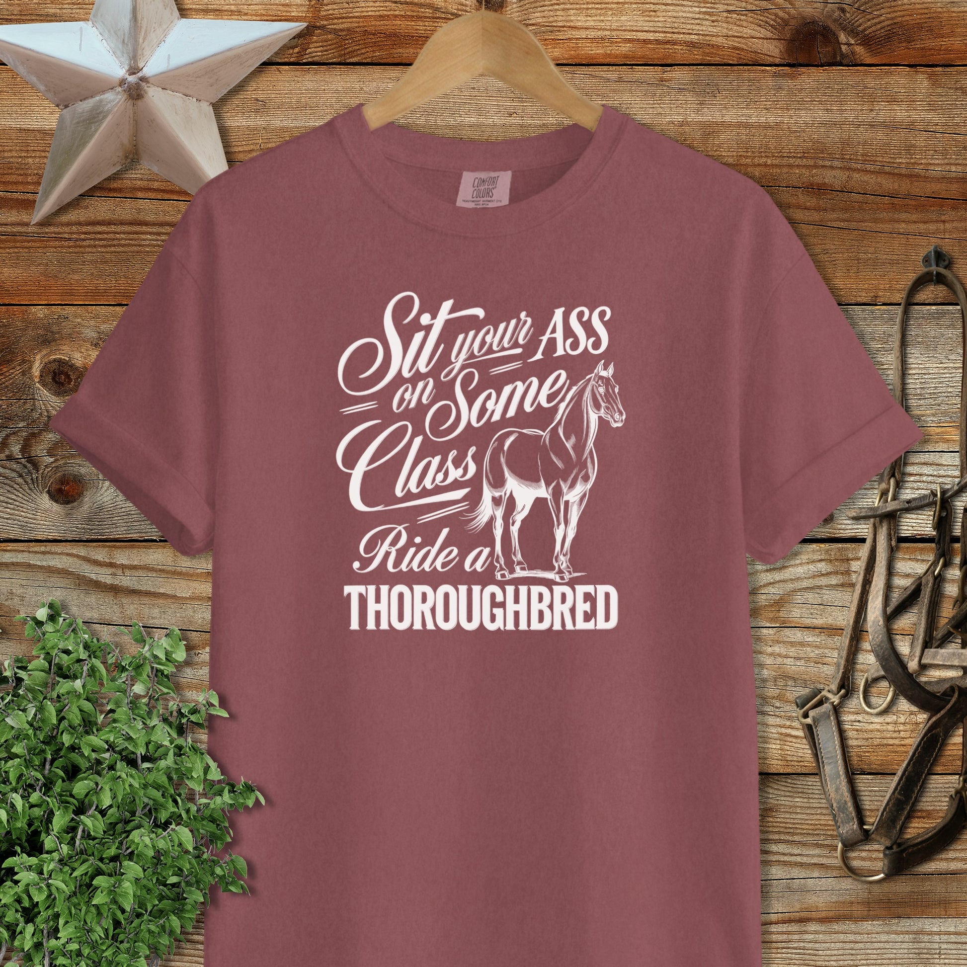 Ride a Thoroughbred Signature Tee