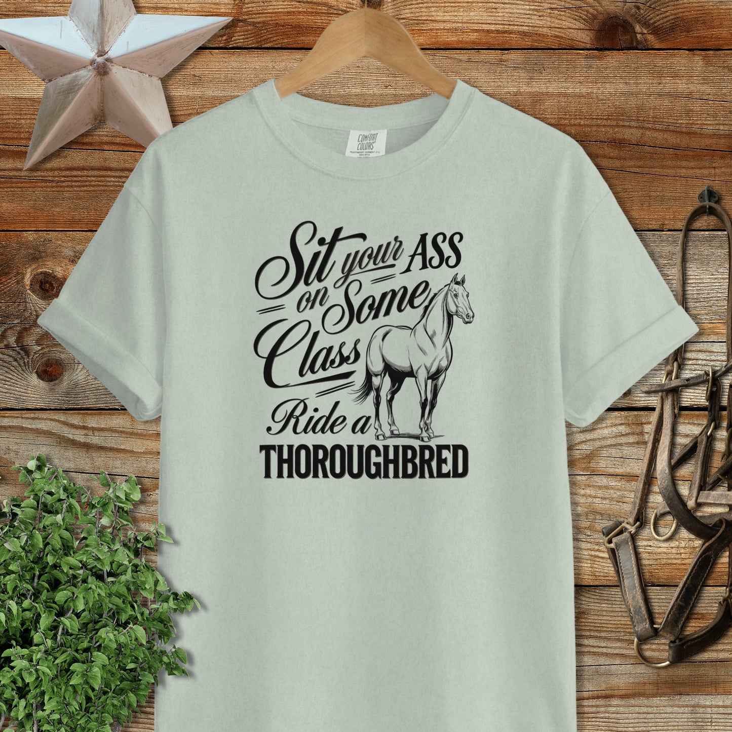 Ride a Thoroughbred Signature Tee