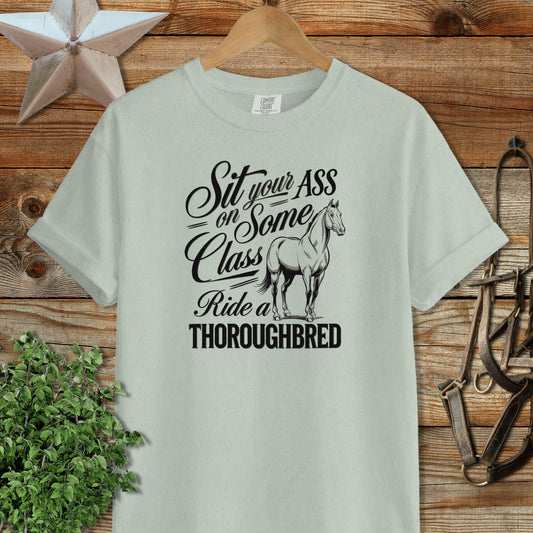 Ride a Thoroughbred Signature Tee
