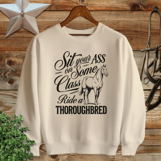 Ride a Thoroughbred Sweatshirt