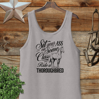 Ride a Thoroughbred Tank Top