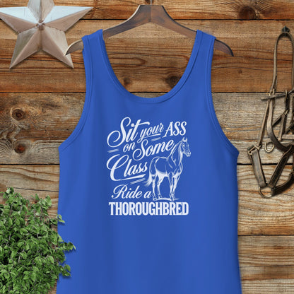 Ride a Thoroughbred Tank Top