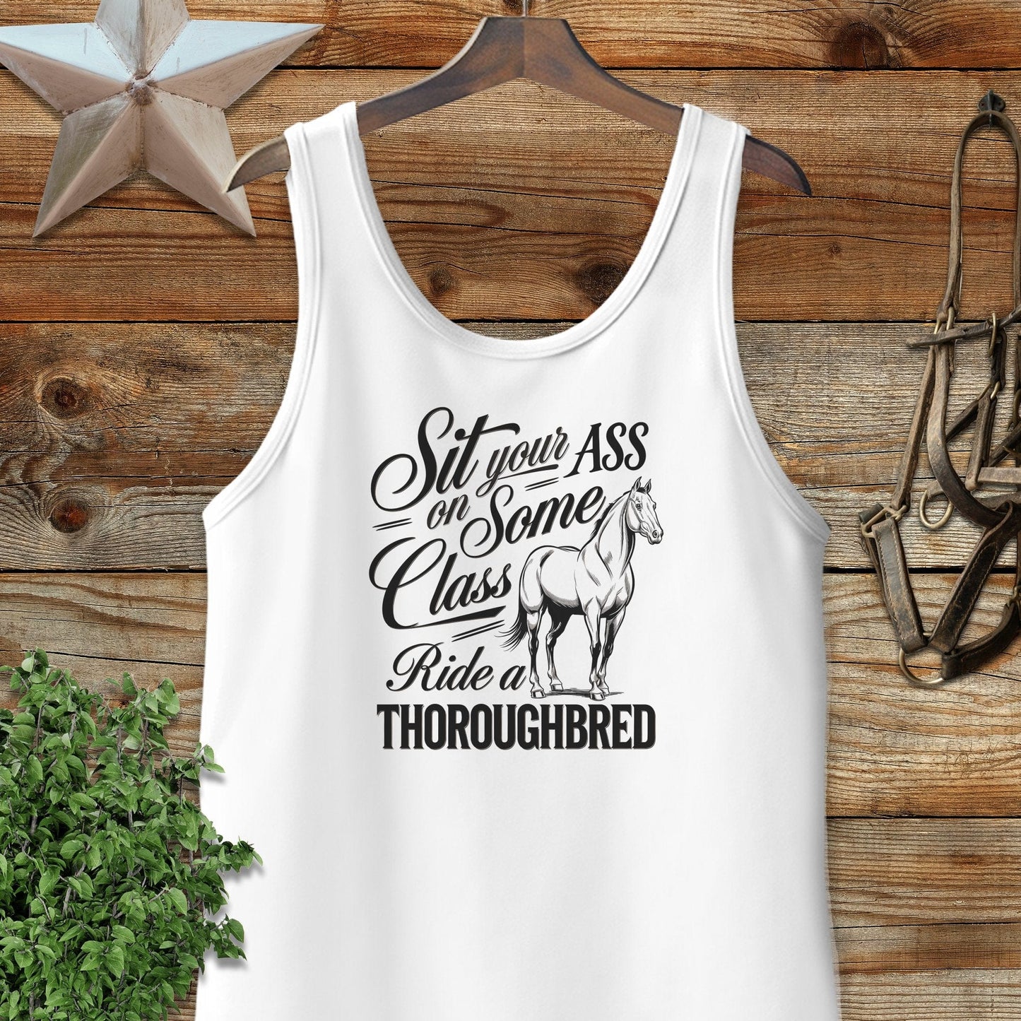 Ride a Thoroughbred Tank Top