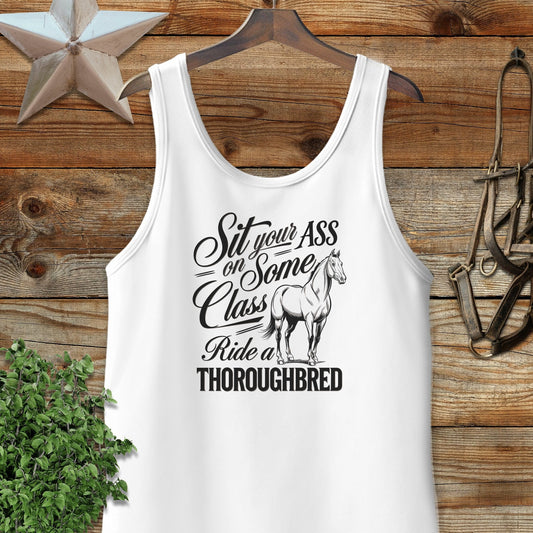 Ride a Thoroughbred Tank Top
