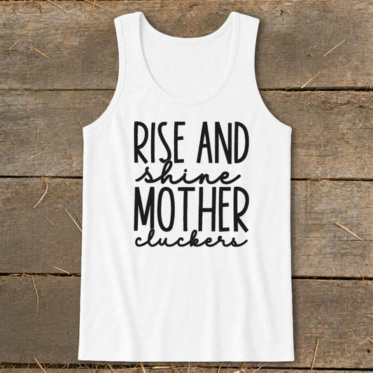 Rise and Shine Tank Top - White