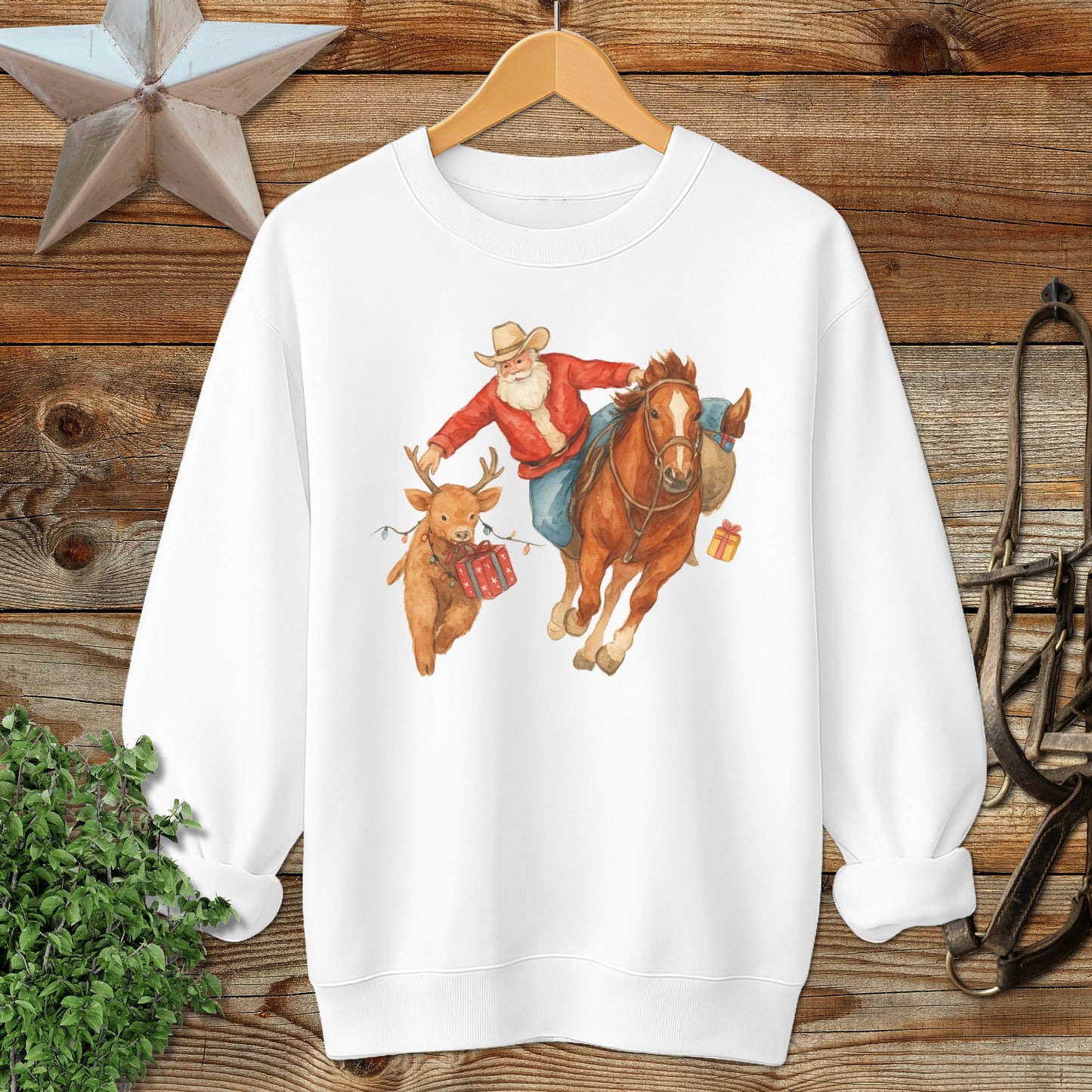 Rodeo Santa Sweatshirt