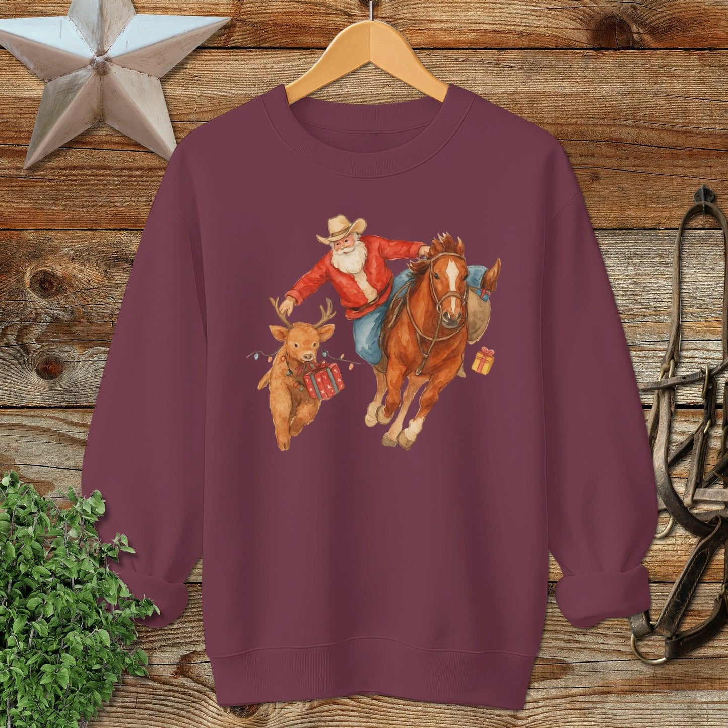 Rodeo Santa Sweatshirt