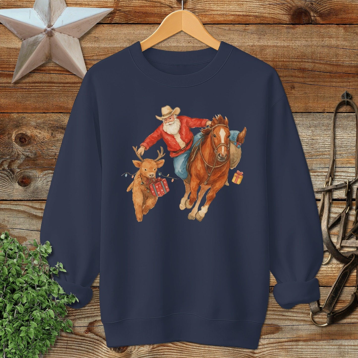 Rodeo Santa Sweatshirt