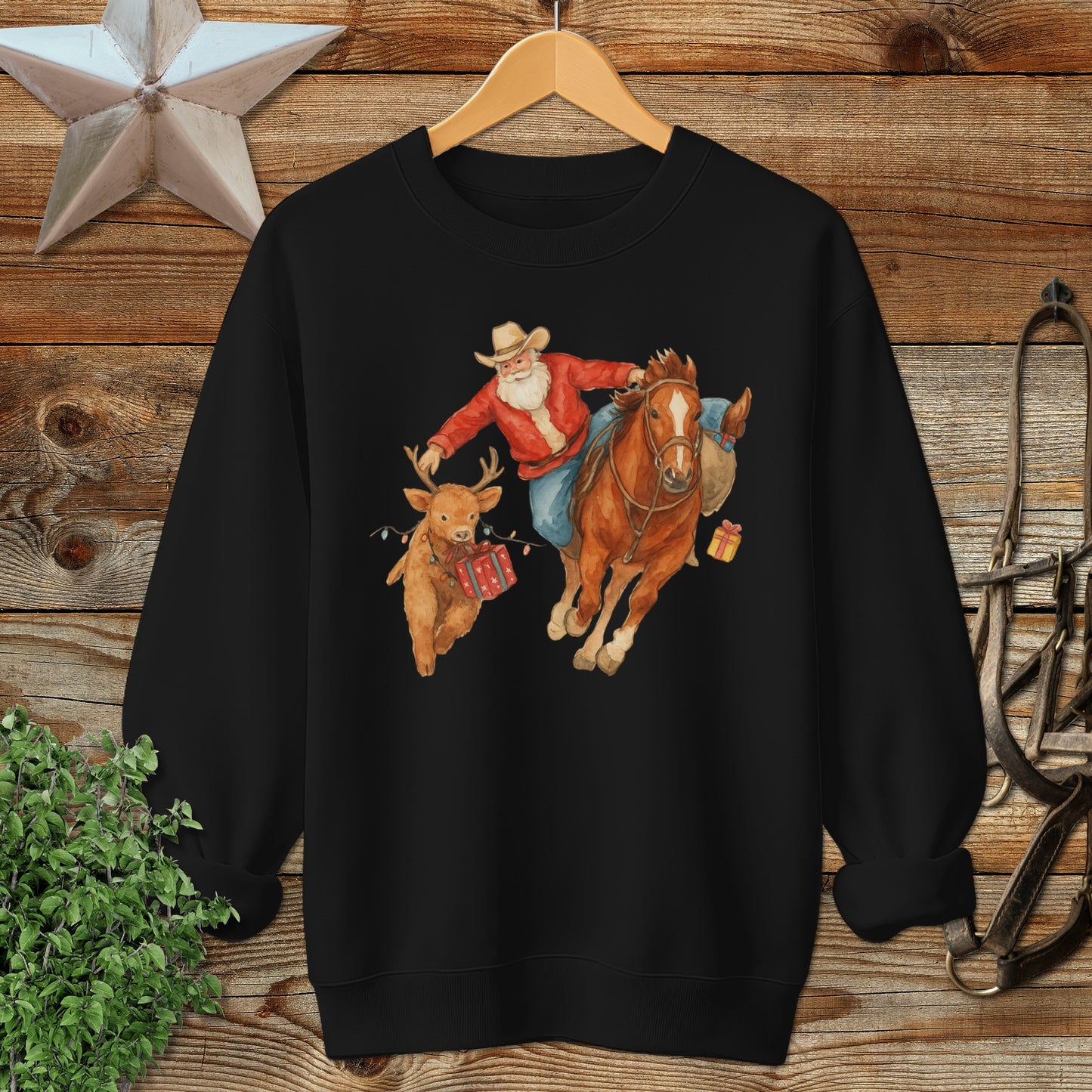 Rodeo Santa Sweatshirt