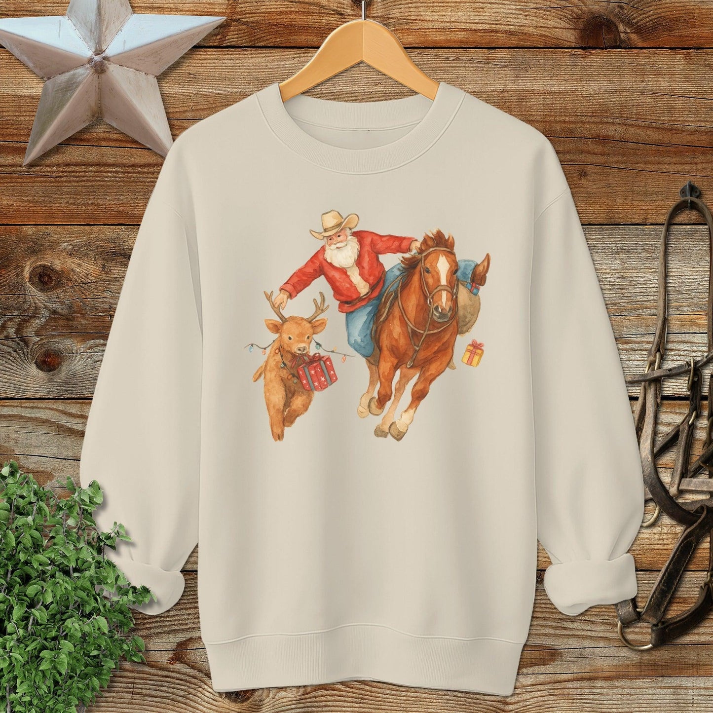 Rodeo Santa Sweatshirt