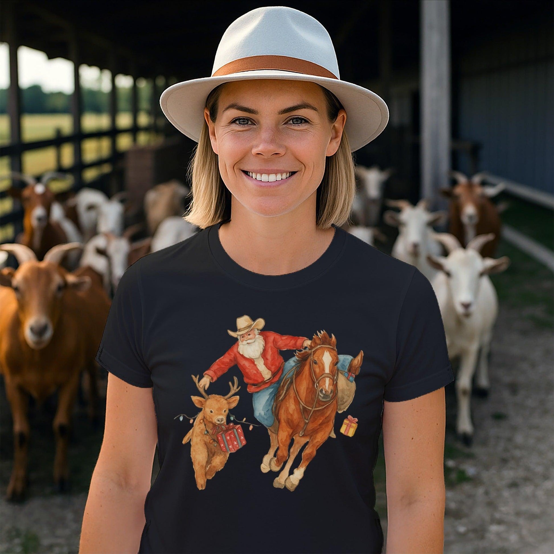 Rodeo Santa T-shirt