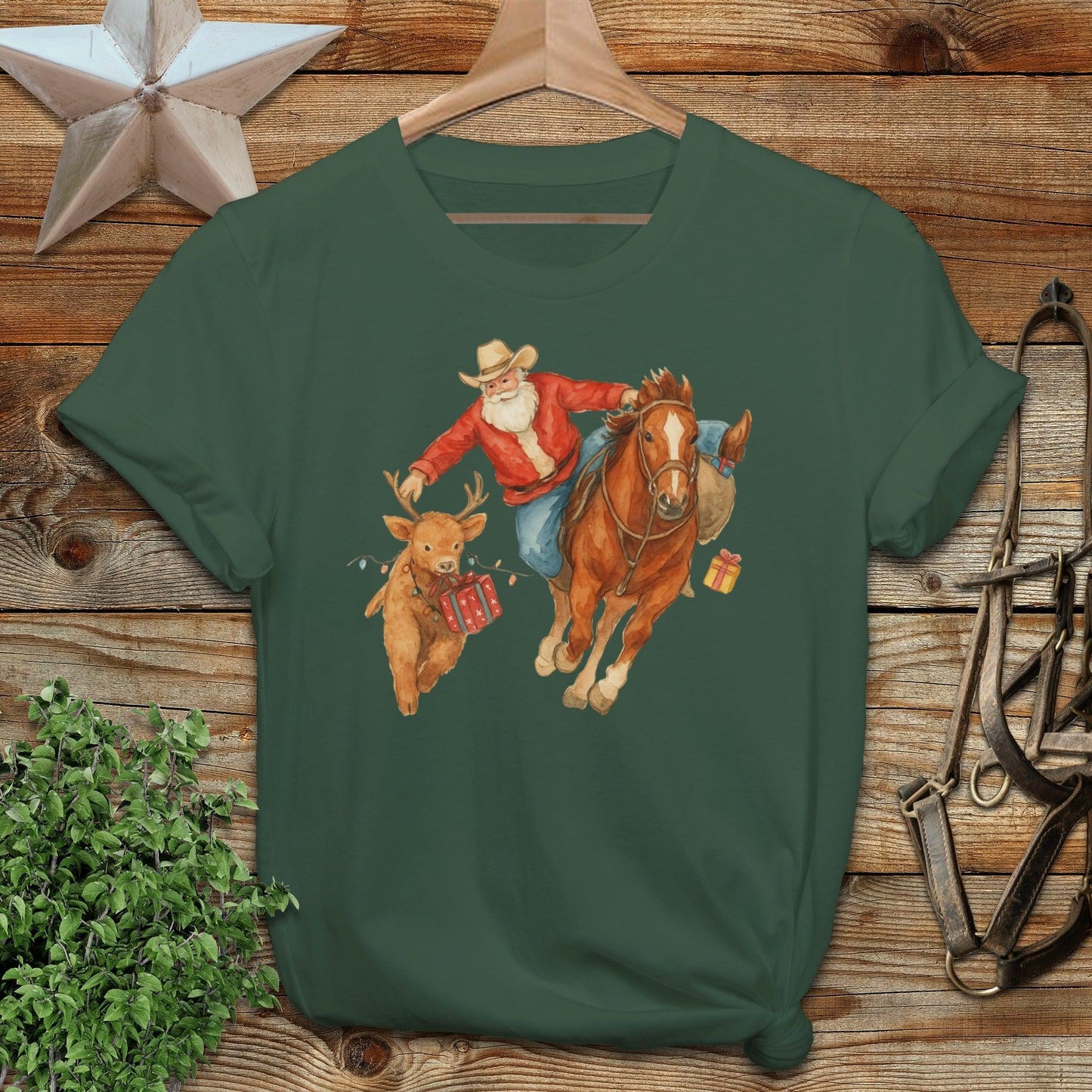 Rodeo Santa T-shirt