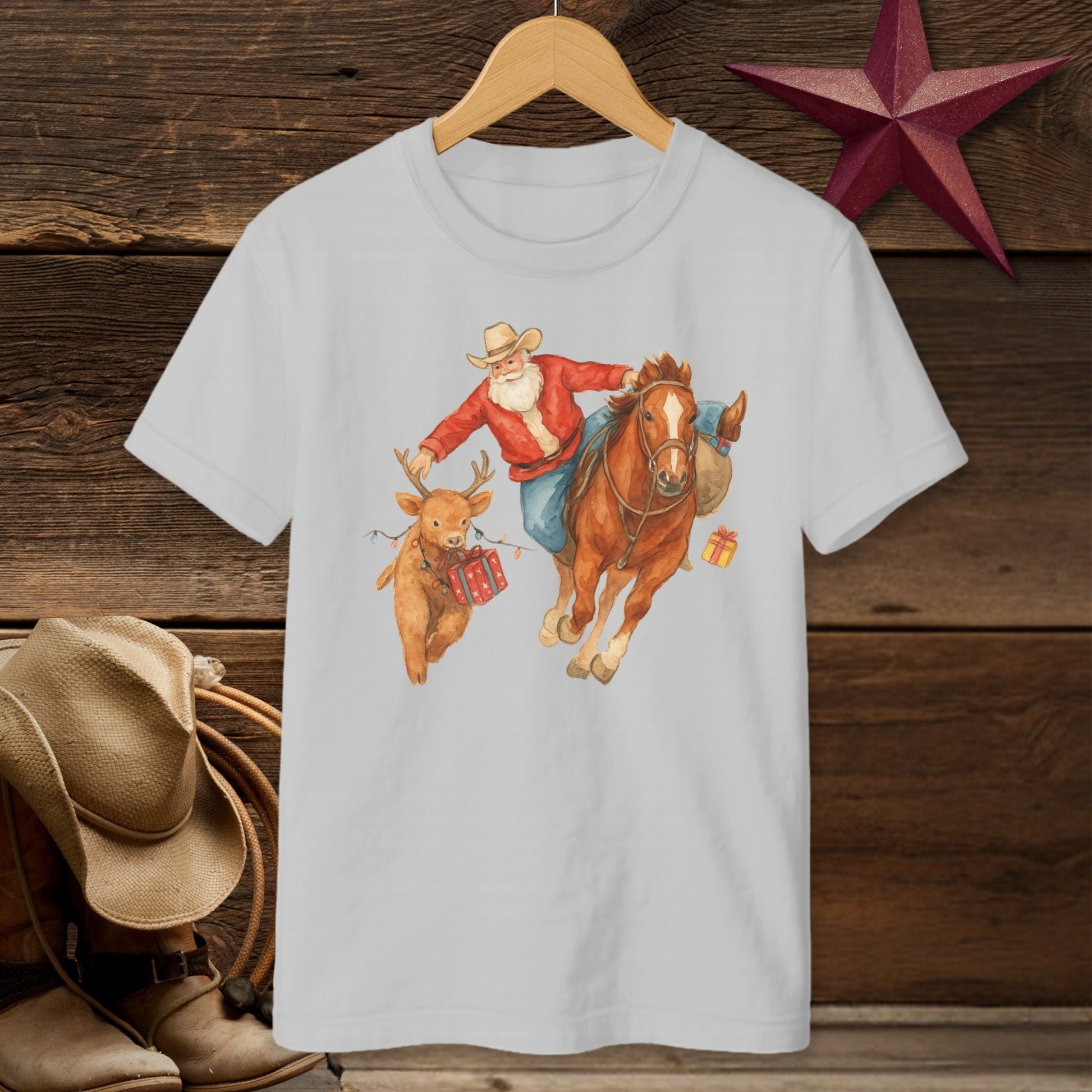 Rodeo Santa T-Shirt (Youth)