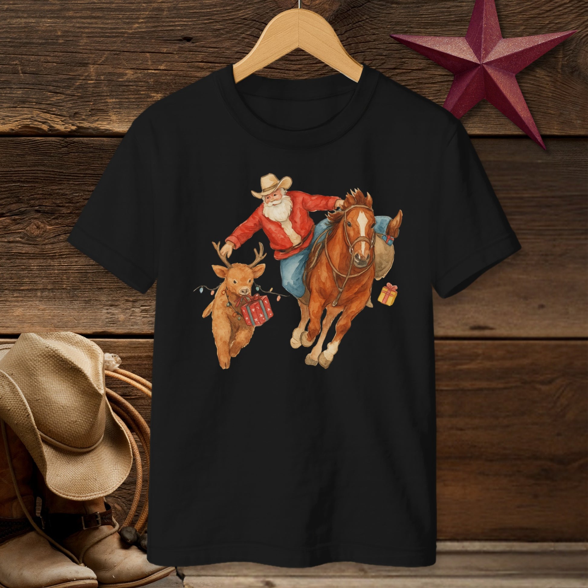 Rodeo Santa T-Shirt (Youth)