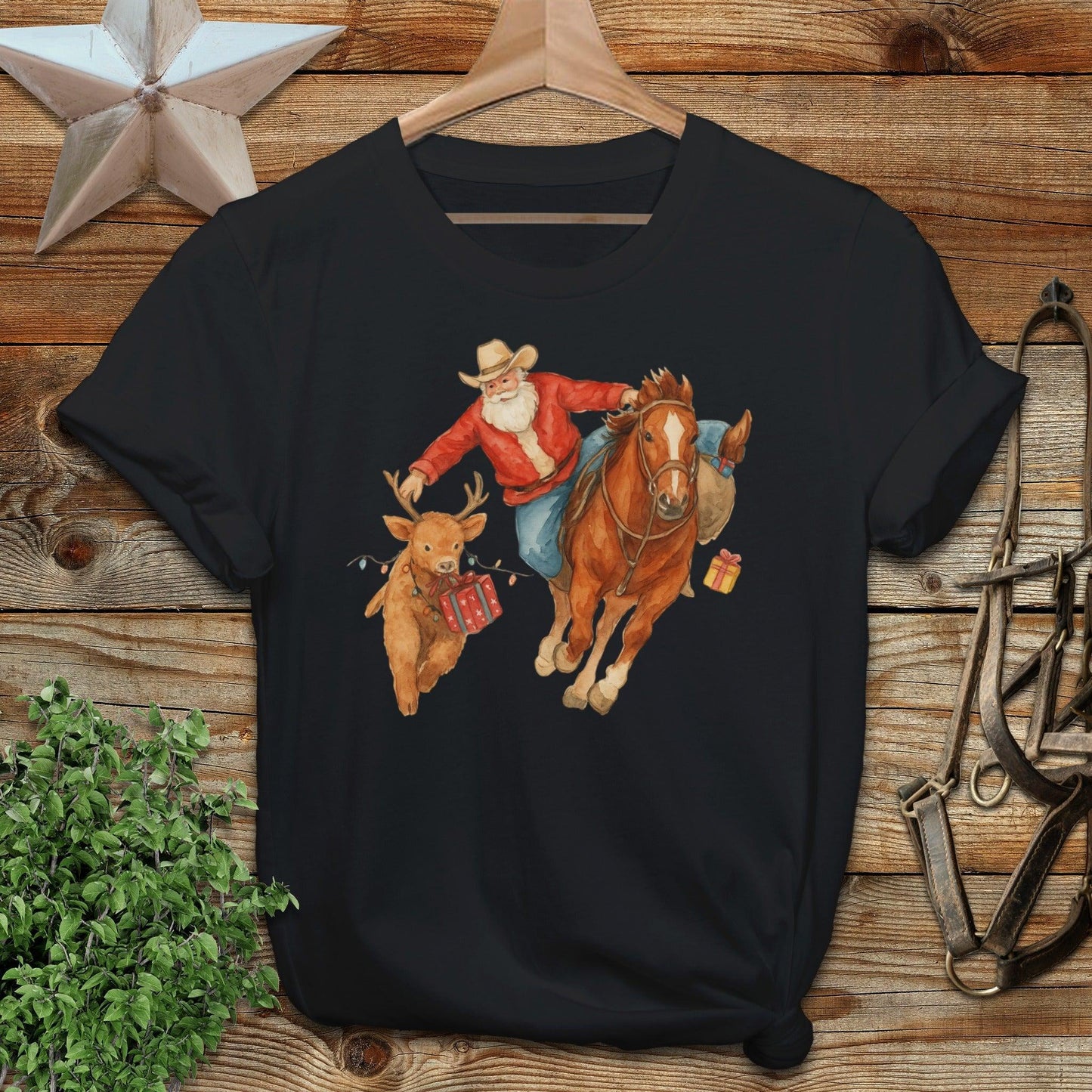 Rodeo Santa T-shirt