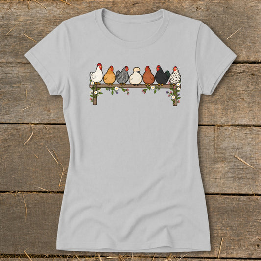 Roost Bar Lineup Ladies Tee