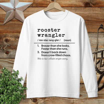 Rooster Wrangler Definition Long Sleeve Tee