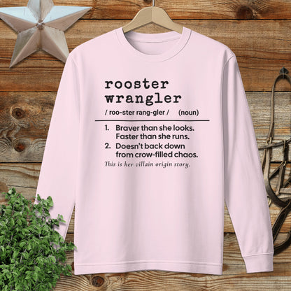 Rooster Wrangler Definition Long Sleeve Tee