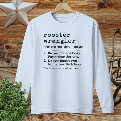 Rooster Wrangler Definition Long Sleeve Tee