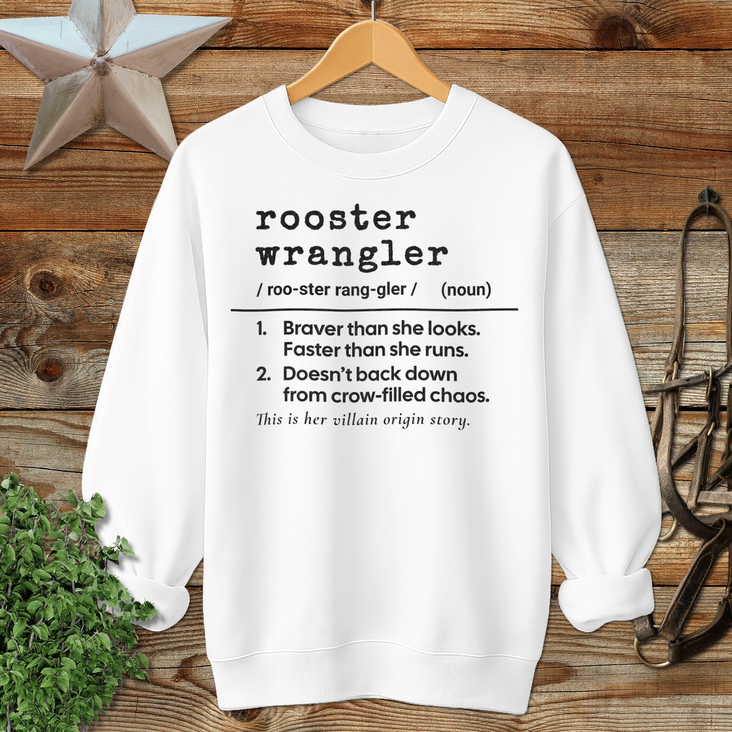 Rooster Wrangler Definition Sweatshirt