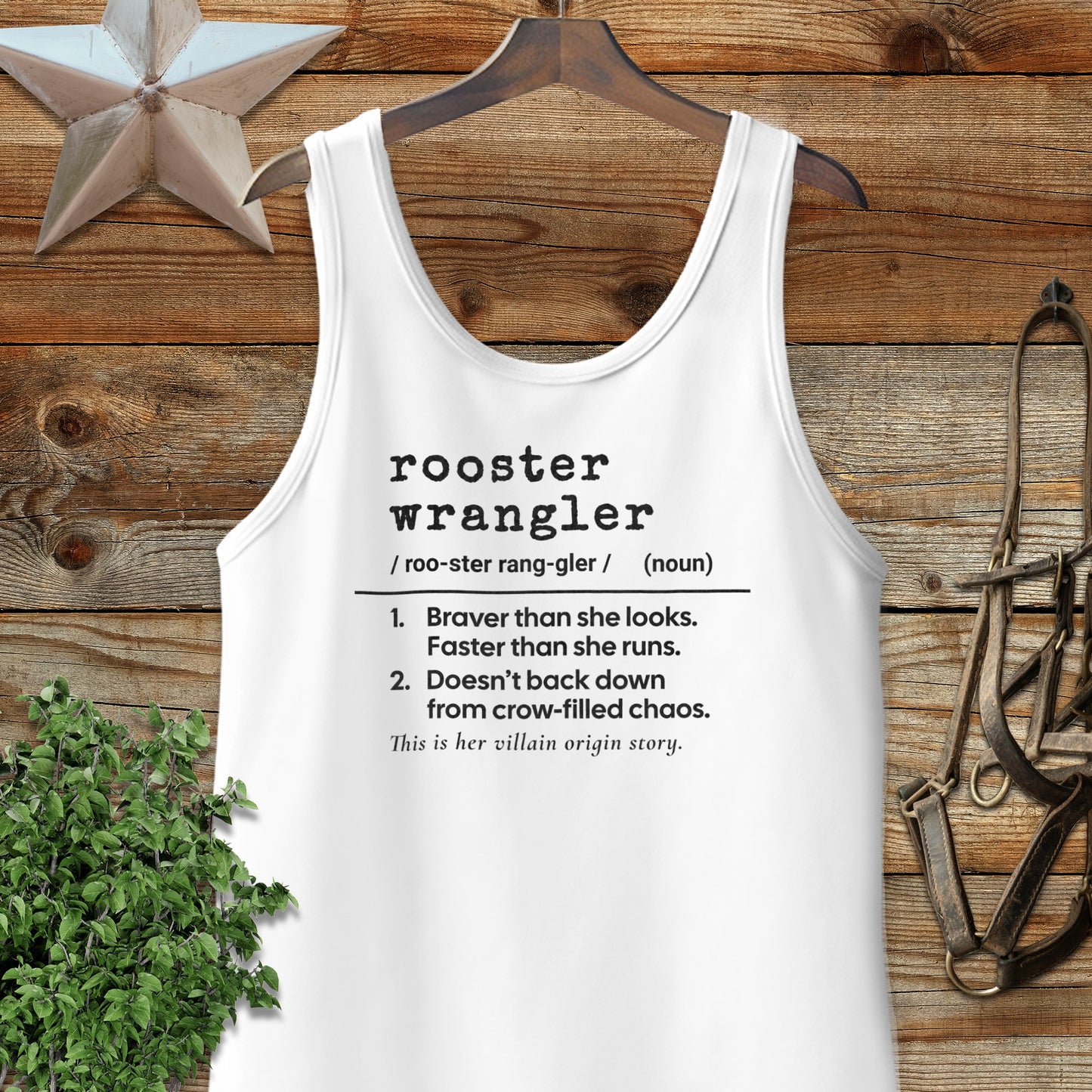 Rooster Wrangler Definition Tank Top