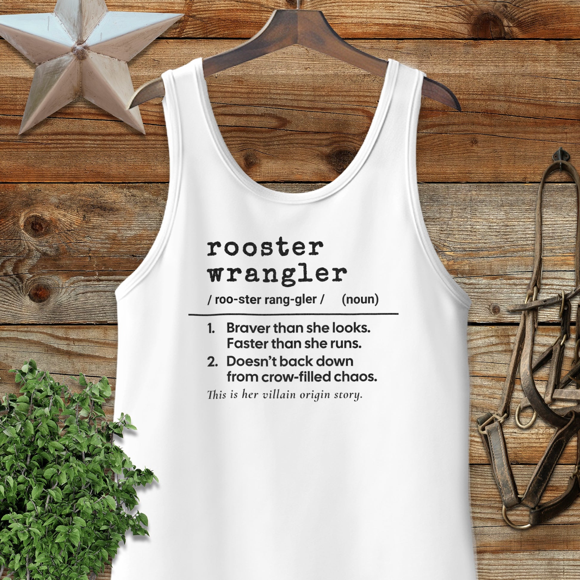 Rooster Wrangler Definition Tank Top