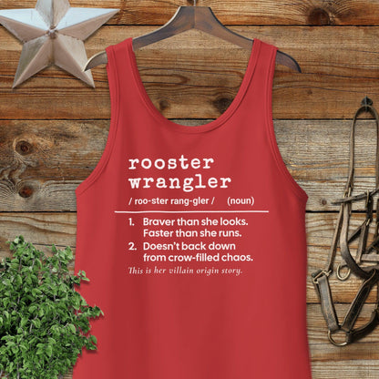 Rooster Wrangler Definition Tank Top