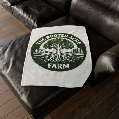 Rooted Acre Farm Fleece Blanket