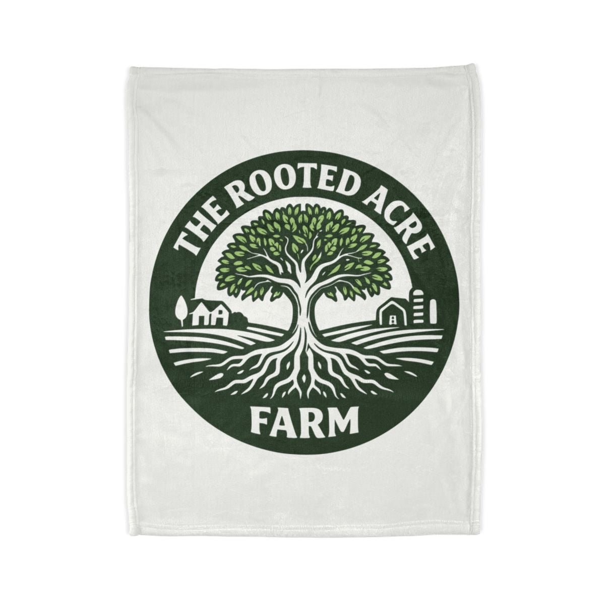 Rooted Acre Farm Fleece Blanket