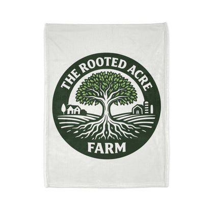 Rooted Acre Farm Fleece Blanket