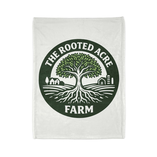 Rooted Acre Farm Fleece Blanket