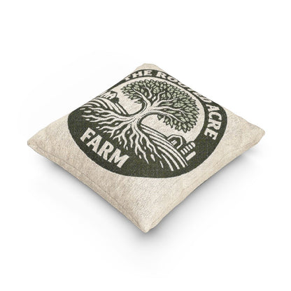 Rooted Acre Farm Woven Pillow