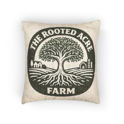 Rooted Acre Farm Woven Pillow