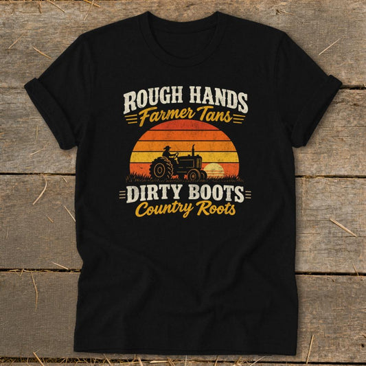 Rough Hands Softstyle Tee - Black