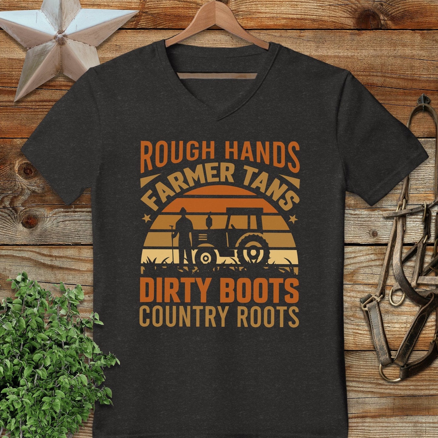 Rough Hands V-neck