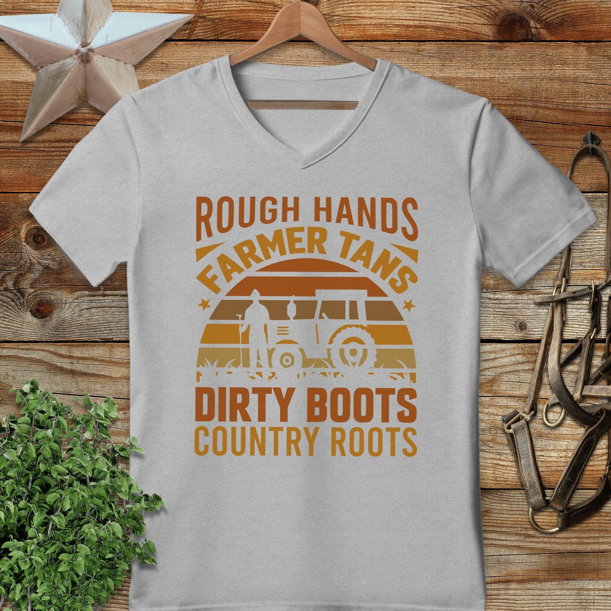 Rough Hands V-neck