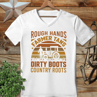 Rough Hands V-neck