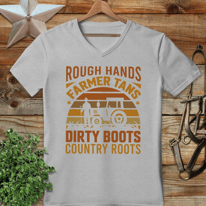 Rough Hands V-neck