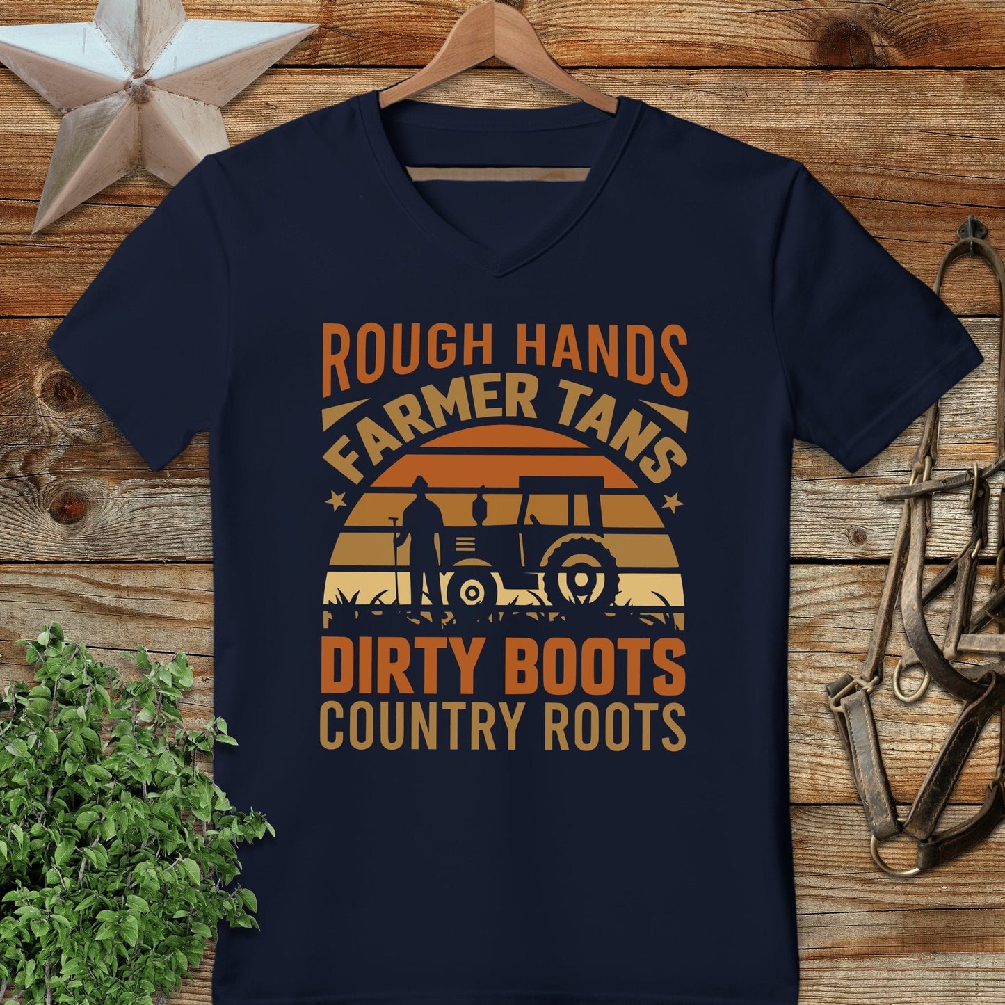 Rough Hands V-neck