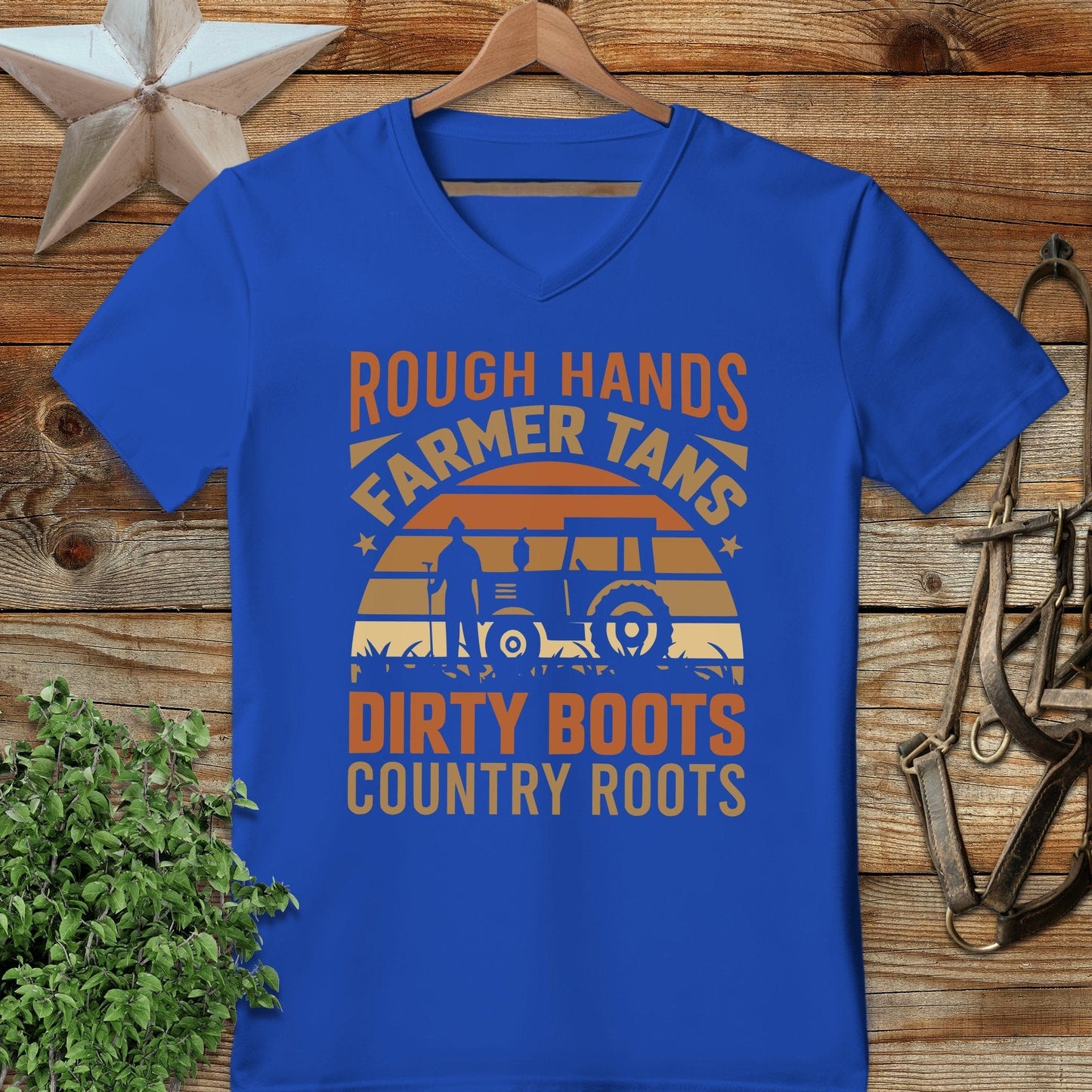 Rough Hands V-neck