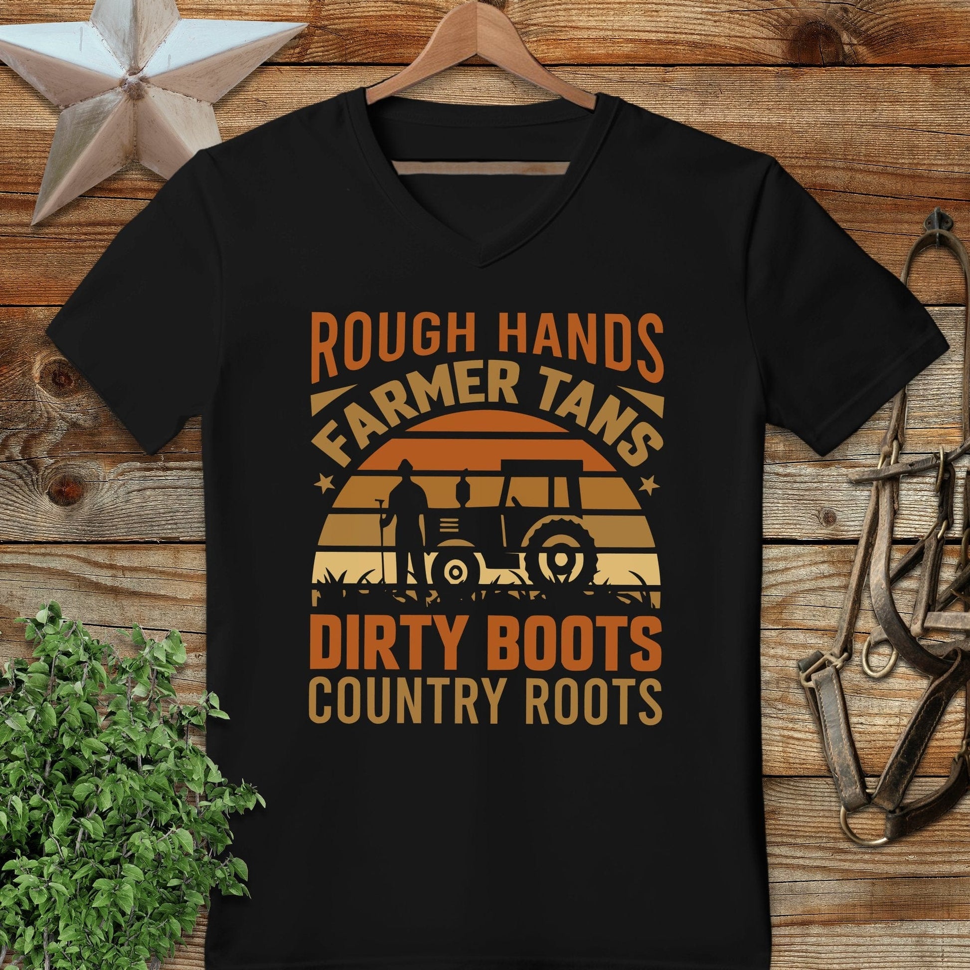Rough Hands V-neck