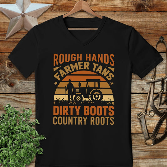 Rough Hands V-neck