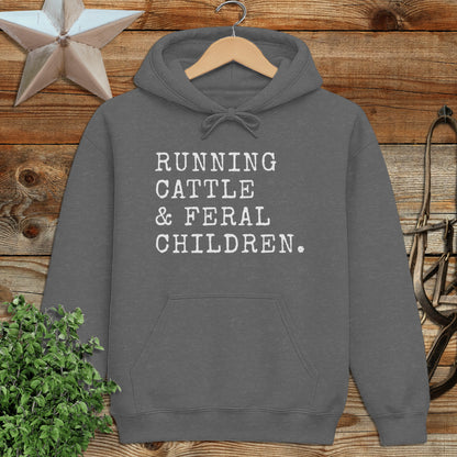 Running Cattle & Feral Children Hoodie