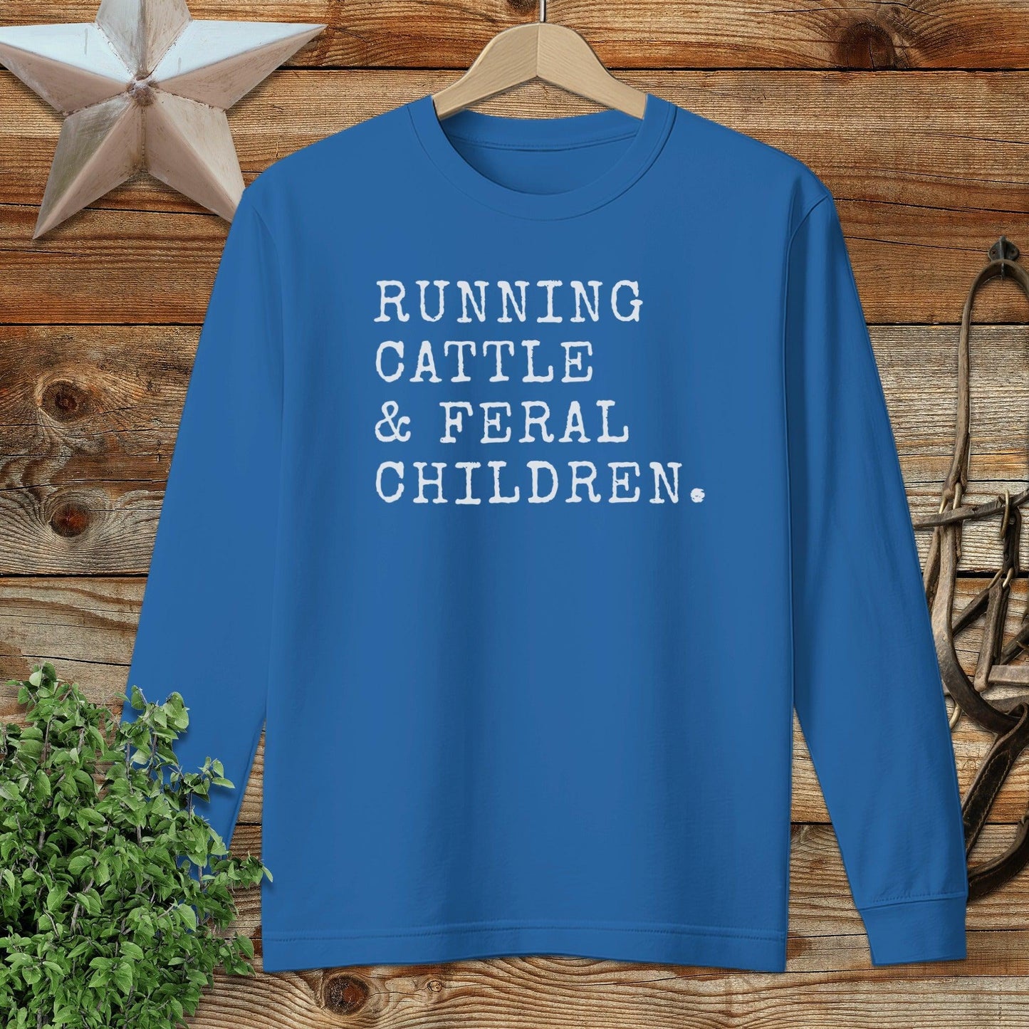 Running Cattle & Feral Children Long Sleeve Tee