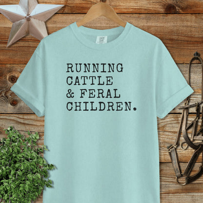 Running Cattle & Feral Children Signature Tee