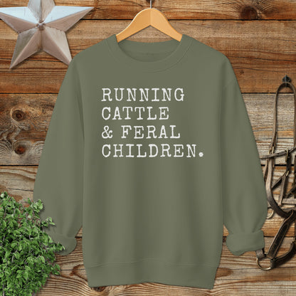 Running Cattle & Feral Children Sweatshirt